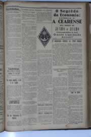 Página do jornal O Nordeste de junho de 1932