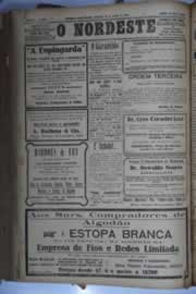 Página do jornal O Nordeste de junho de 1932