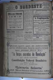 Página do jornal O Nordeste de junho de 1932