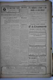Página do jornal O Nordeste de julho de 1932