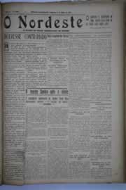Página do jornal O Nordeste de julho de 1932