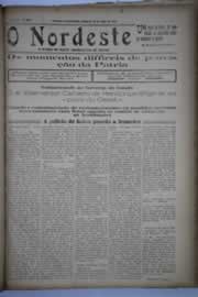 Página do jornal O Nordeste de julho de 1932