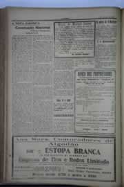 Página do jornal O Nordeste de agosto de 1932