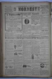 Página do jornal O Nordeste de agosto de 1932