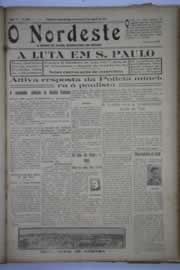 Página do jornal O Nordeste de agosto de 1932
