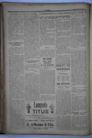 Página do jornal O Nordeste de agosto de 1932
