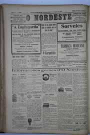 Página do jornal O Nordeste de agosto de 1932