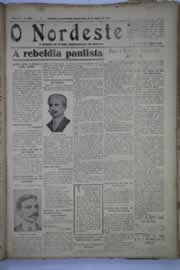 Página do jornal O Nordeste de agosto de 1932