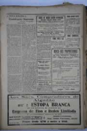 Página do jornal O Nordeste de agosto de 1932