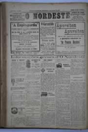 Página do jornal O Nordeste de agosto de 1932