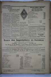 Página do jornal O Nordeste de agosto de 1932