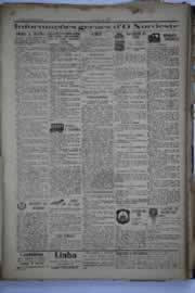 Página do jornal O Nordeste de agosto de 1932