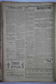 Página do jornal O Nordeste de agosto de 1932