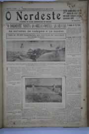 Página do jornal O Nordeste de agosto de 1932