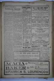 Página do jornal O Nordeste de agosto de 1932