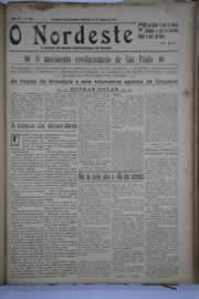 Página do jornal O Nordeste de agosto de 1932
