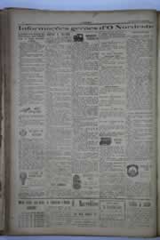 Página do jornal O Nordeste de agosto de 1932