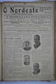 Página do jornal O Nordeste de agosto de 1932