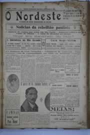 Página do jornal O Nordeste de setembro de 1932