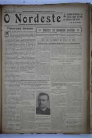 Página do jornal O Nordeste de setembro de 1932