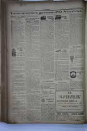 Página do jornal O Nordeste de setembro de 1932