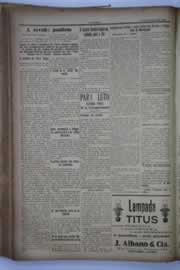 Página do jornal O Nordeste de setembro de 1932