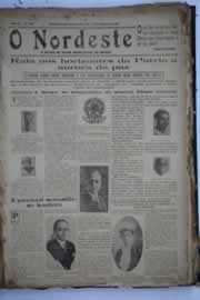 Página do jornal O Nordeste de setembro de 1932