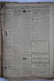 Página do jornal O Nordeste de outubro de 1932