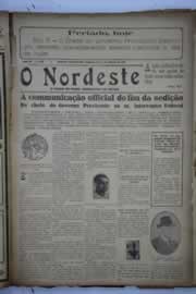 Página do jornal O Nordeste de outubro de 1932