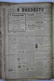 Página do jornal O Nordeste de outubro de 1932