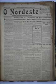 Página do jornal O Nordeste de outubro de 1932