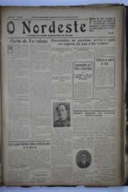 Página do jornal O Nordeste de outubro de 1932