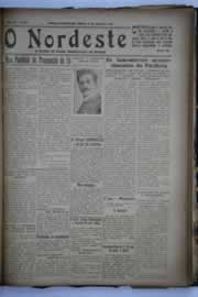 Página do jornal O Nordeste de outubro de 1932