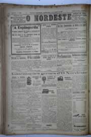 Página do jornal O Nordeste de outubro de 1932