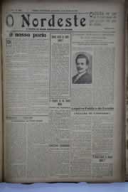 Página do jornal O Nordeste de outubro de 1932