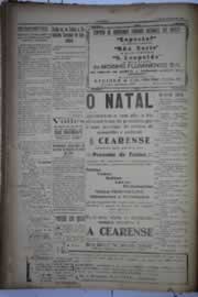 Página do jornal O Nordeste de dezembro de 1932