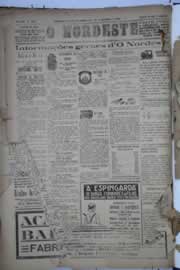 Página do jornal O Nordeste de dezembro de 1932