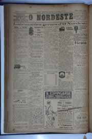 Página do jornal O Nordeste de janeiro de 1933