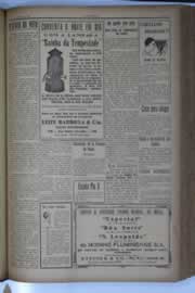 Página do jornal O Nordeste de janeiro de 1933