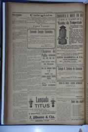 Página do jornal O Nordeste de janeiro de 1933