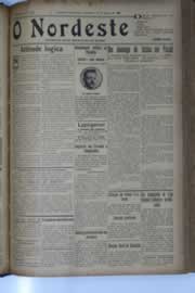 Página do jornal O Nordeste de janeiro de 1933