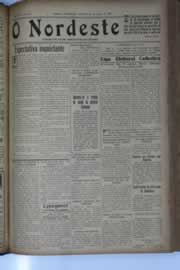 Página do jornal O Nordeste de janeiro de 1933