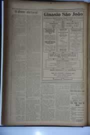 Página do jornal O Nordeste de janeiro de 1933