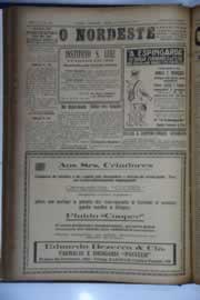 Página do jornal O Nordeste de fevereiro de 1933
