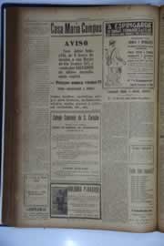 Página do jornal O Nordeste de fevereiro de 1933