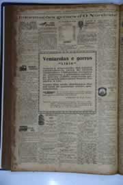 Página do jornal O Nordeste de fevereiro de 1933