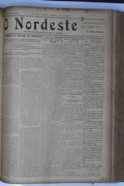 Página do jornal O Nordeste de março de 1933