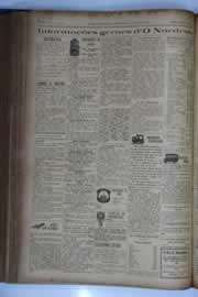 Página do jornal O Nordeste de março de 1933