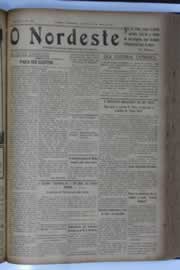 Página do jornal O Nordeste de março de 1933