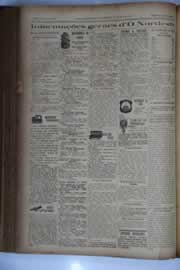 Página do jornal O Nordeste de abril de 1933